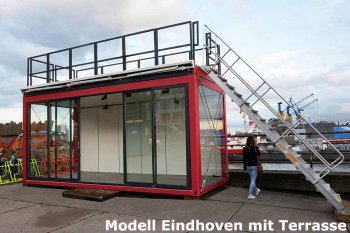 Modell Eindhoven, Container mit offenem Obergeschoß