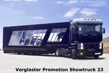 Promotion Truck mit verglasten Seitenflächen