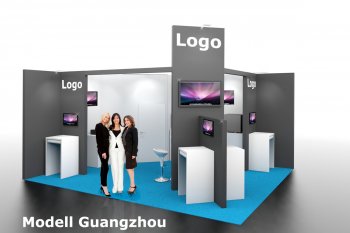 Eckmessestand Modell Guangzhou mit mehreren Präsentationsflächen
