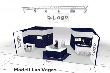 Reihenstand, Modell Las Vegas - Formelemente aus Trapezen und Dreiecken